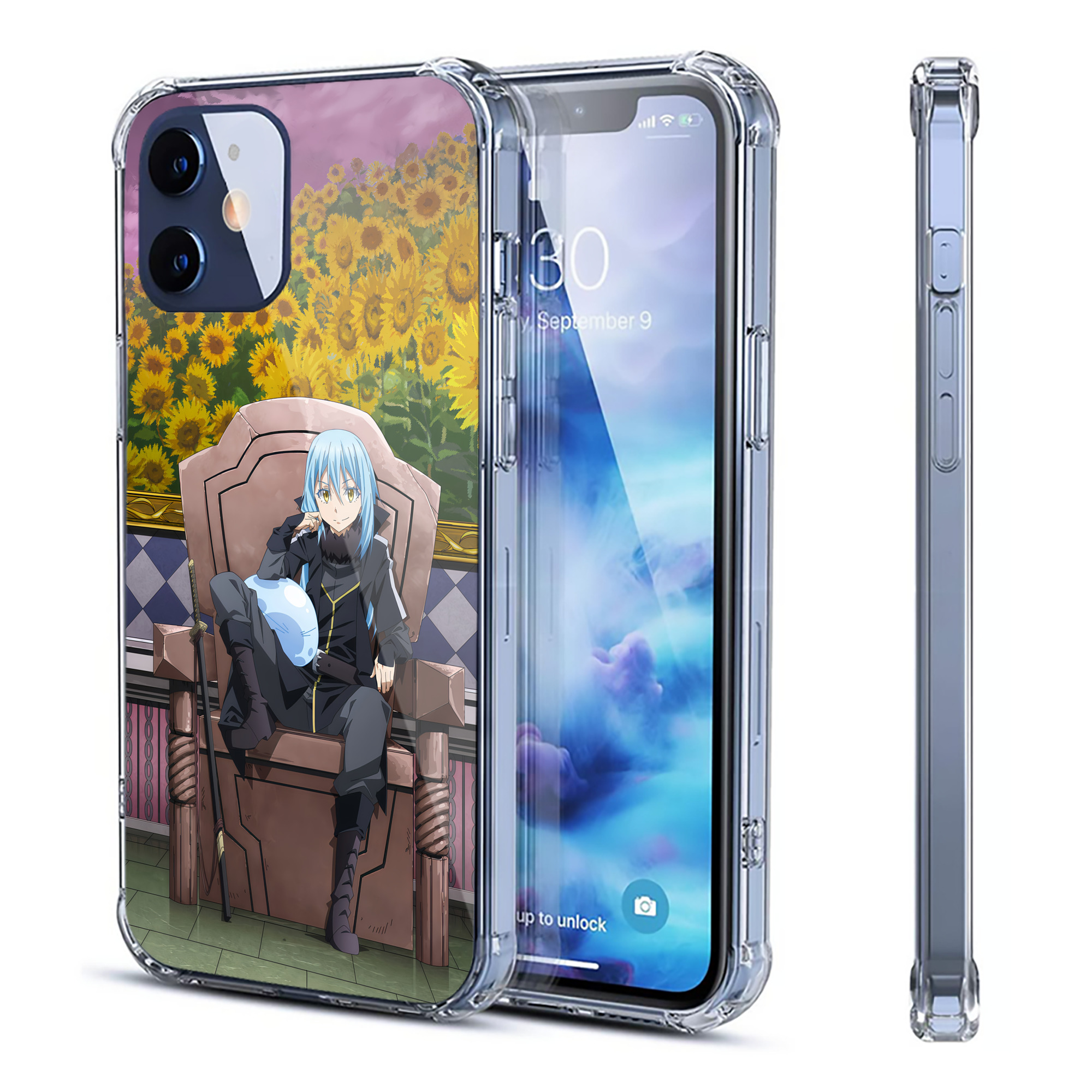 （画像用） 転スラ Regarding Reincarnated to Slime 【iPhone 12シリーズ対応】透明スマホケース（クリアソフトケース）